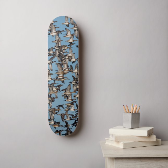 Skateboard Beaux canards d'hiver en vol (Art mural)