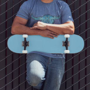Skateboard Bébé bleu couleur solide