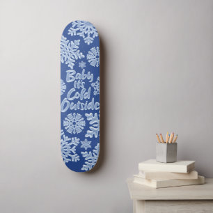 Skateboard Bébé c'est les flocons de neige congelés