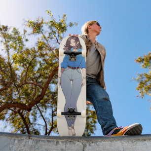 Skateboard Belle Anime Femme