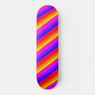 Skateboard Belles couleurs d'arc-en-ciel