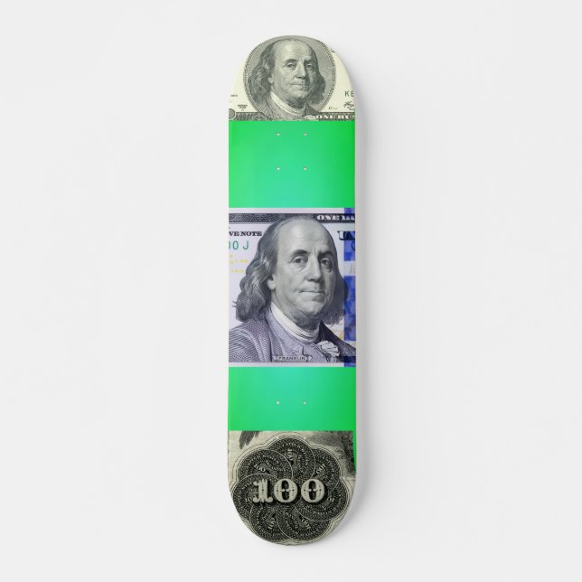 Skateboard Ben Franklin (Devant)