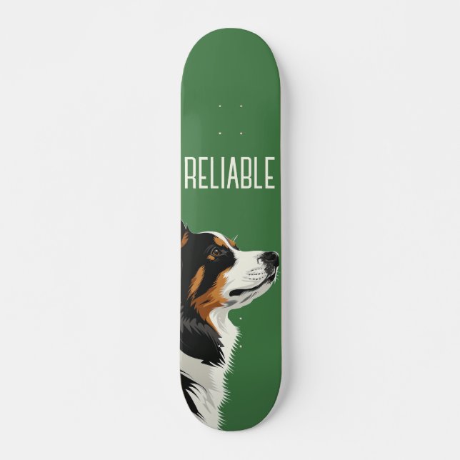 Skateboard Berger australien fiable (Devant)
