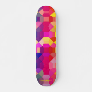 SKATEBOARD BEST SKATEBOARDS - RAINBOW MOSAIC - PERSONNALISÉ