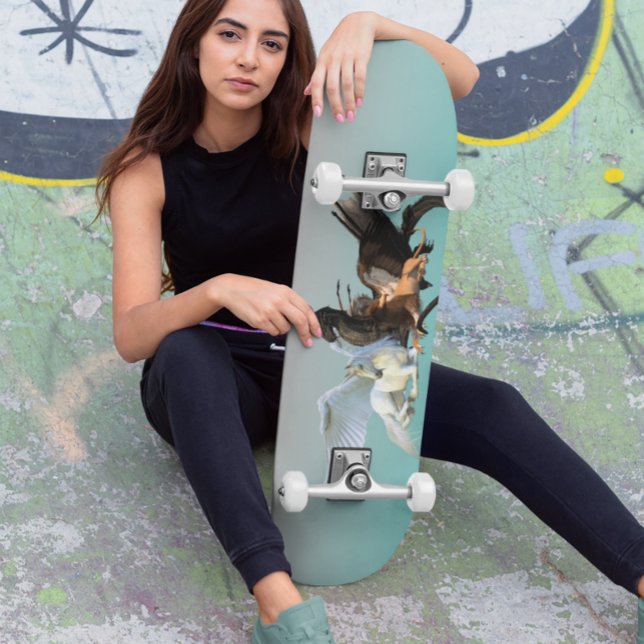 Skateboard Bêtes volantes mythologiques Dragon Griffin Pegasu (Créateur téléchargé)