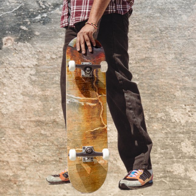 Skateboard Béton Gris Dépoli Urbain Texté Abstention (Créateur téléchargé)