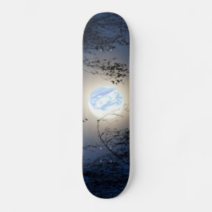 Skateboard Bienheureuse Vierge Marie dans la forêt lune Lite