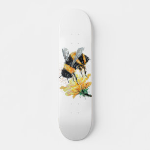 Skateboard Big Bumble Bee collecte du pollen