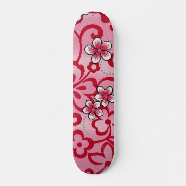 Skateboard Big_Pink_Flowers [1] (Devant)