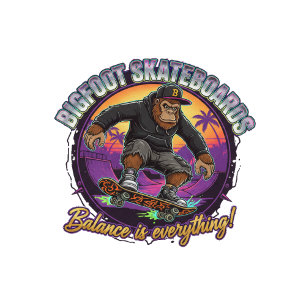 Skateboard Bigfoot Skateboards-L'équilibre est Tout
