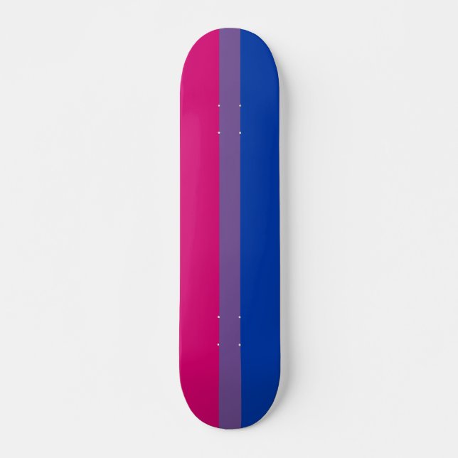 Skateboard Bisexual pride (Devant)