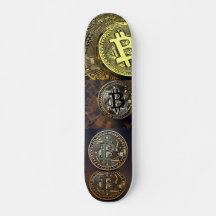 Bitcoin Art Design sur Skate