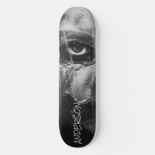 Skateboard Black Eye Skull