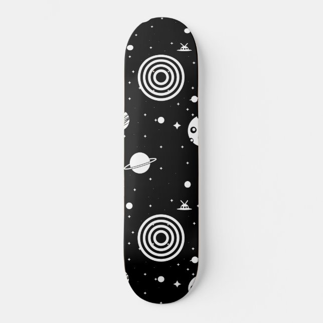 Skateboard Black Space Stuff (Recto)