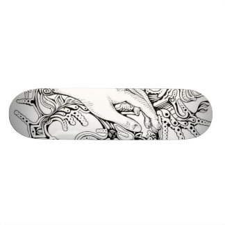 Skateboard black&White