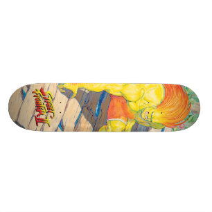 Skateboard Blanka sur le pont