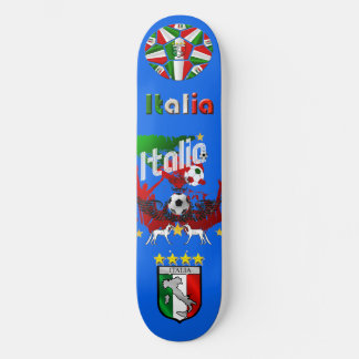 Skateboard Bleu Azzurri, Italia balle de panneau Calcio Skate
