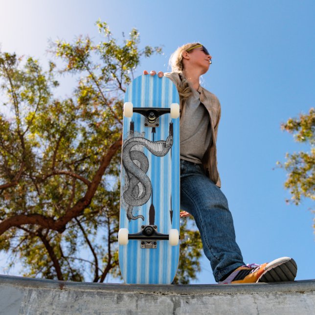 Skateboard Bleu Cobra (Extérieur 1)