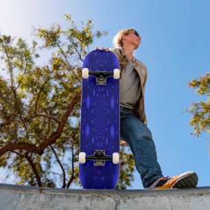 Skateboard Bleu Éblouissant 