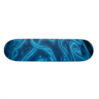 Skateboard Bleu Électrique
