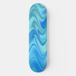 Skateboard Bleu foncé Abstrait