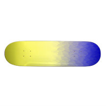 Bleu pour jaunir la plate-forme de planche à