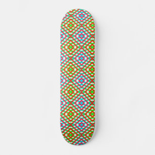 Skateboard Bleu, rouge et vert Printemps/Pâques