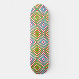 Skateboard Bleu, rouge et vert Printemps/Pâques