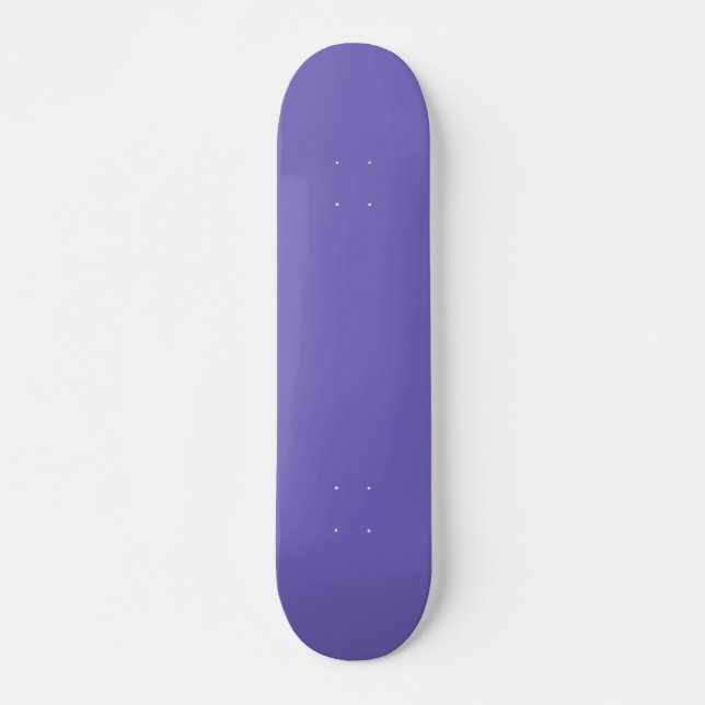 Skateboard Bleu-violet (Crayola) (couleur solide) (Devant)