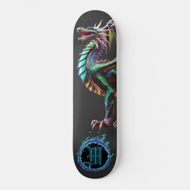 Skateboard *~* Blue Element AP88 Elemental Dragon Fierce (Recto)