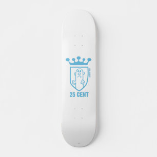 Skateboard Blue M. Mean Crest & Crown