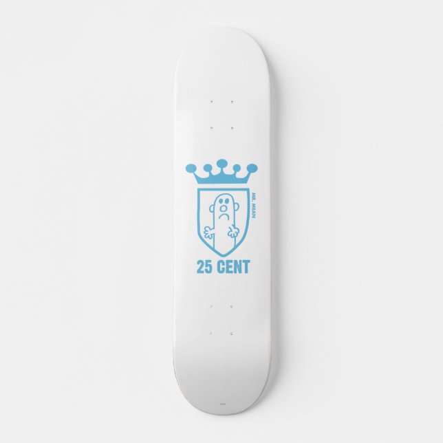 Skateboard Blue M. Mean Crest & Crown (Devant)