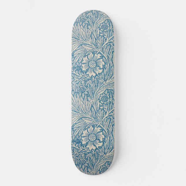 Skateboard Blue Marigolds (par William Morris) (Recto)
