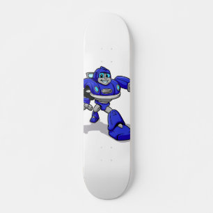 Skateboard Blue robot for kids