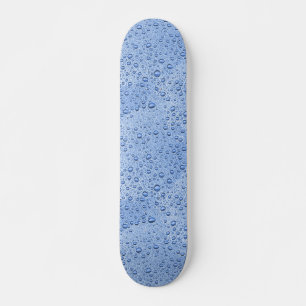 Skateboard Blue water droplets
