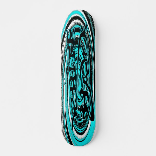Skateboard bluewave (Devant)