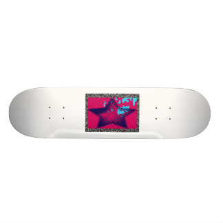 Skateboard Bocal professionnel avec motif étoilé coolé
