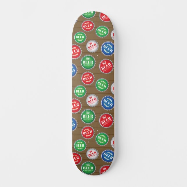 Skateboard Boisson de bière Casquettes à la bouteille de bièr (Recto)