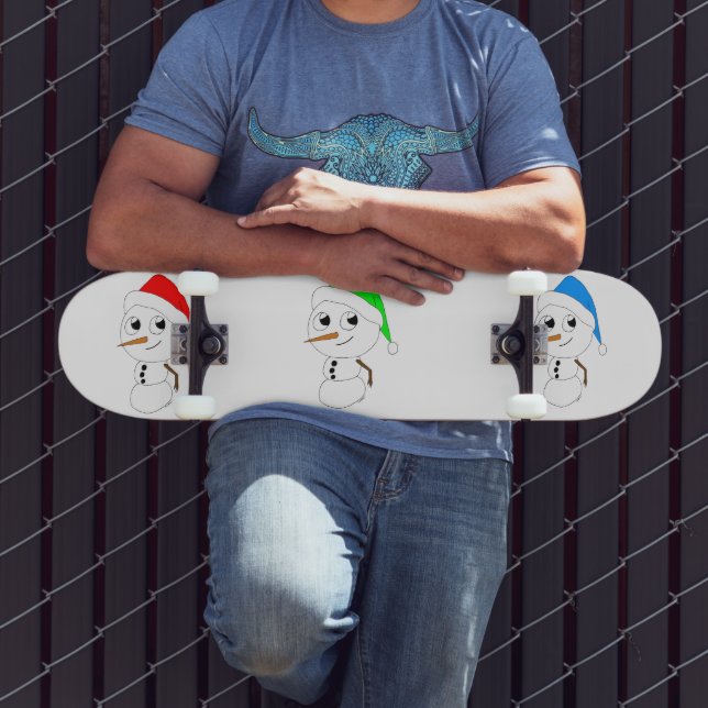 Skateboard bonhomme de neige (Extérieur 3)