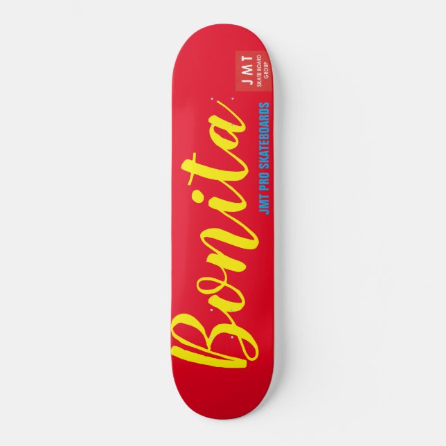 SKATEBOARD BONITA SKATEBOARDS. SKATEBOARDS JMT (Recto)