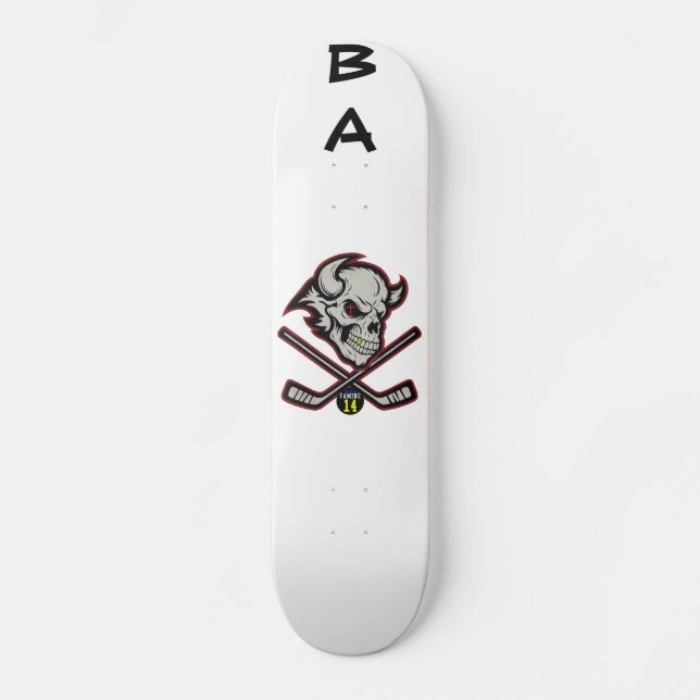 SKATEBOARD BONNES CROISÉES BA (Recto)