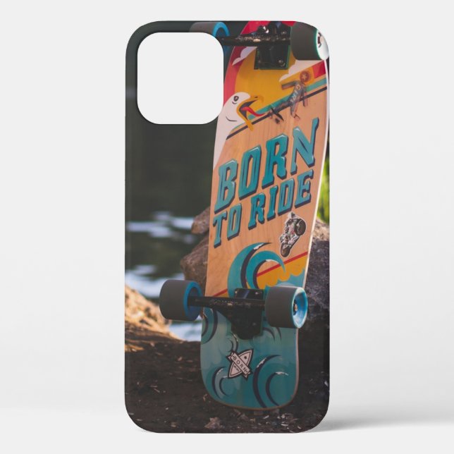 Skateboard Born To Ride Case-Mate iPhone Case (Back)
