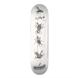 Skateboard Bots montant le collage d'insectes