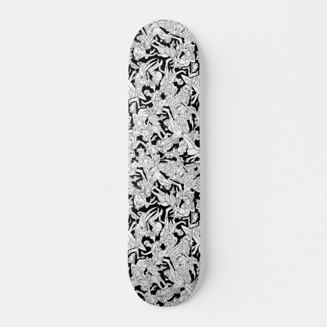 Skateboard Bouche d'enfer (Devant)