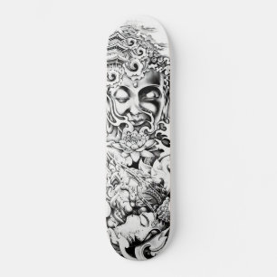 Skateboard Bouddha japonais Demon Lotus Palace Wate-board