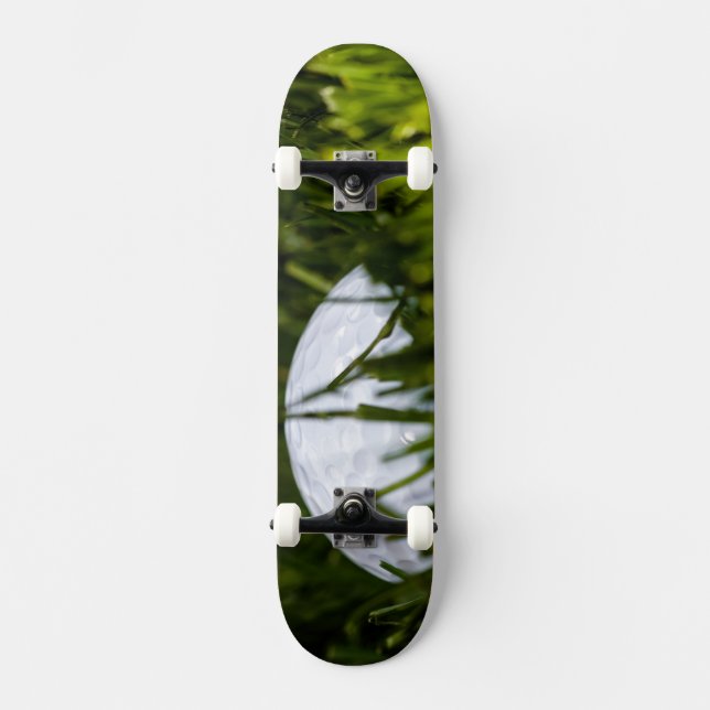 Skateboard boule de golf masquage remix (Recto)