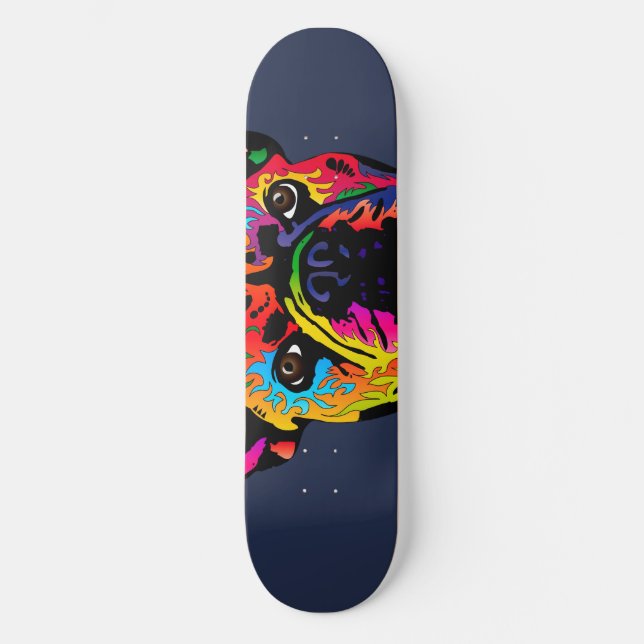 Skateboard Bouledogue français (Recto)