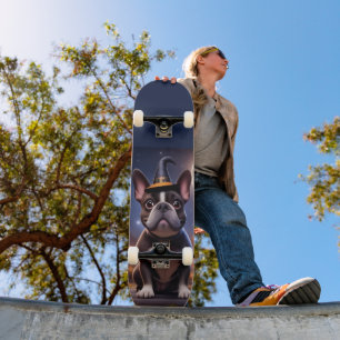 Skateboard Bouledogues français Halloween French Bulldog