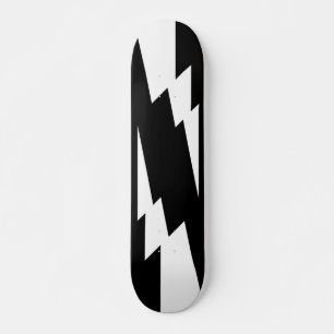 Skateboard Boulon éclair blanc