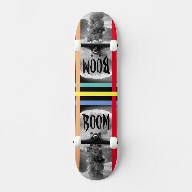 Skateboard Boum bombe atomique Nuage de champignon (Recto)